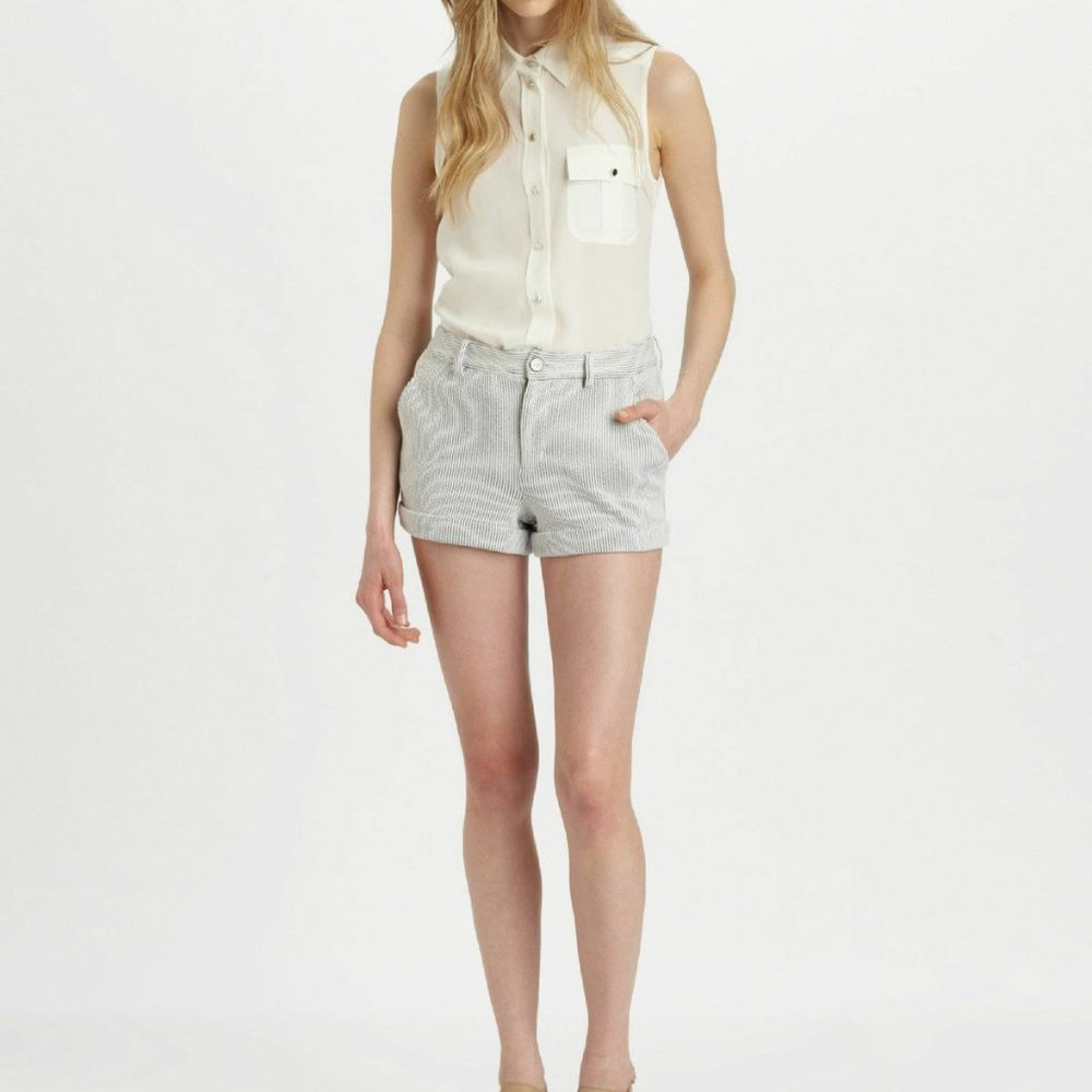 MARC BY MARC JACOBS Knit Seersucker Shorts - 8